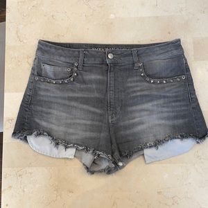 AE Vintage Hi-Rise Festival Jean Shorts - Size 12
